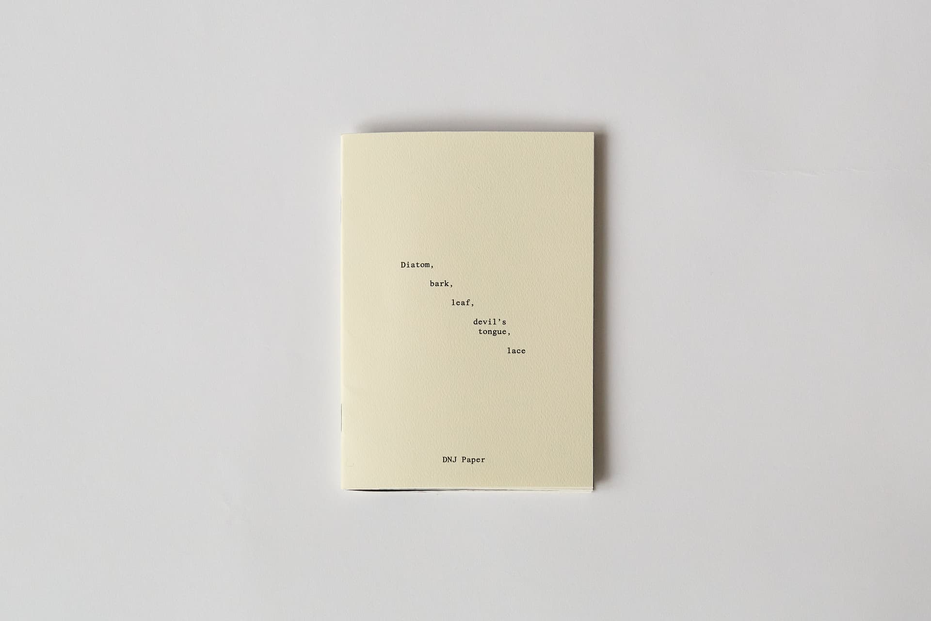 Diatom, bark, leaf, devil's tongue, lace by DNJ Paper