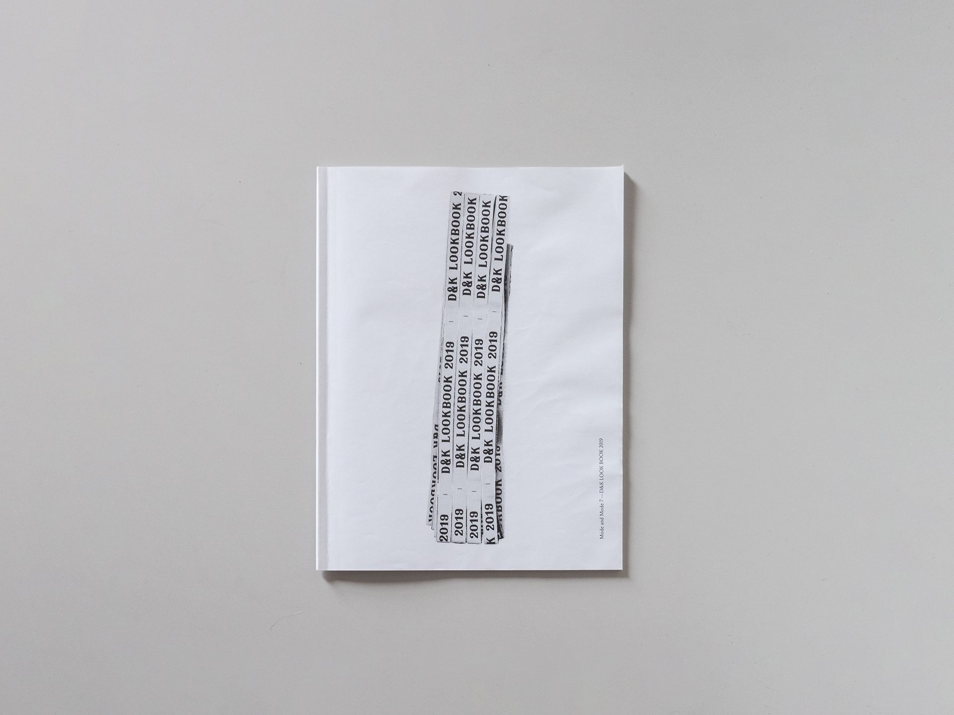Mode and Mode issue 7, ‘D&K LOOKBOOK 2019’