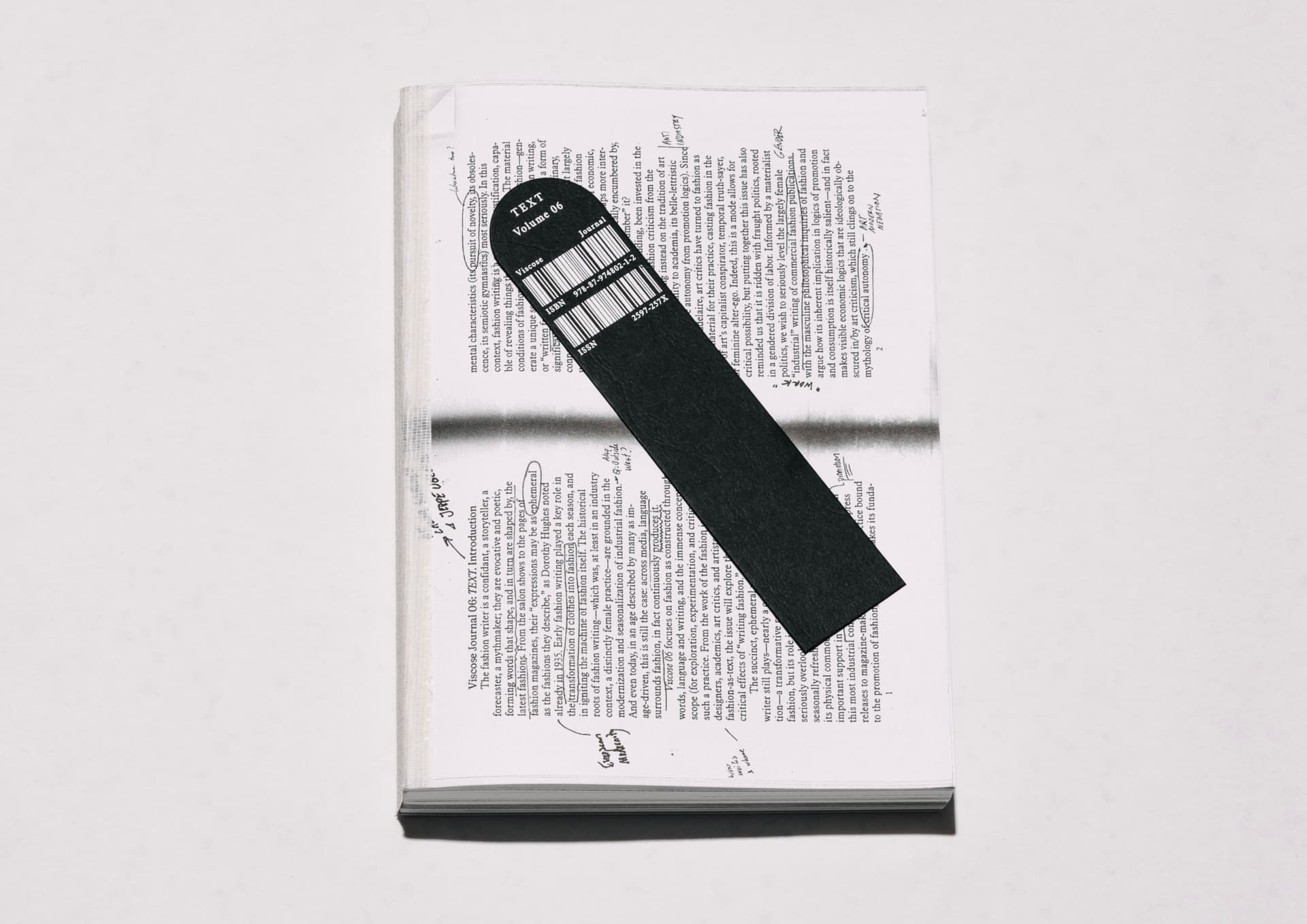 Viscose issue 6, 'TEXT'