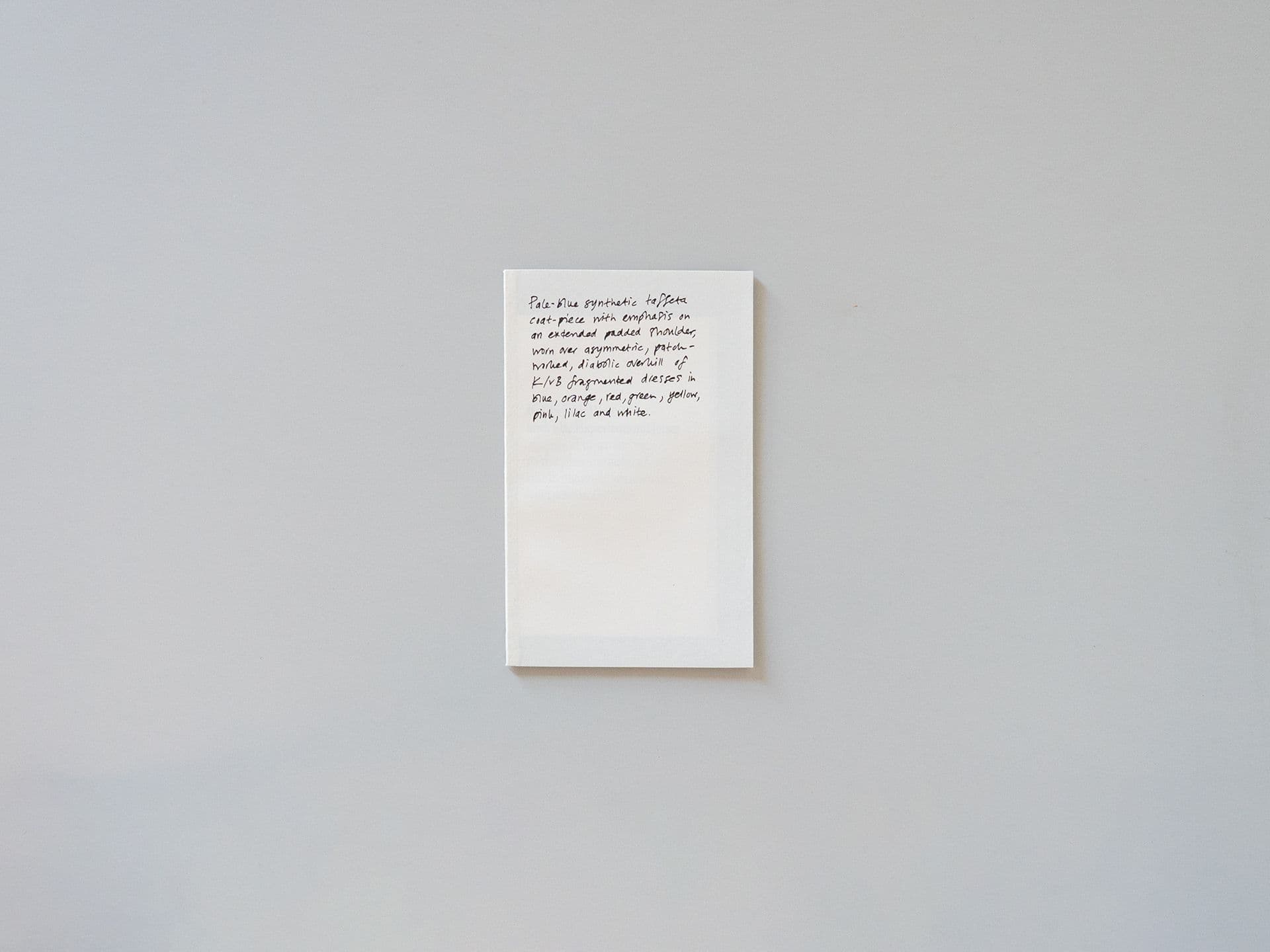 Mode and Mode issue 4, 'fashion without fashion'